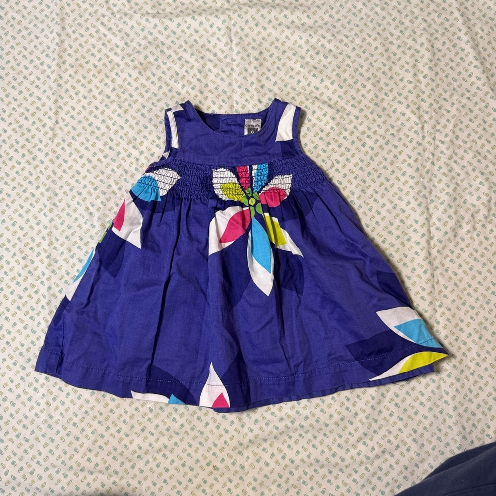 Y2K purple carters floral dress